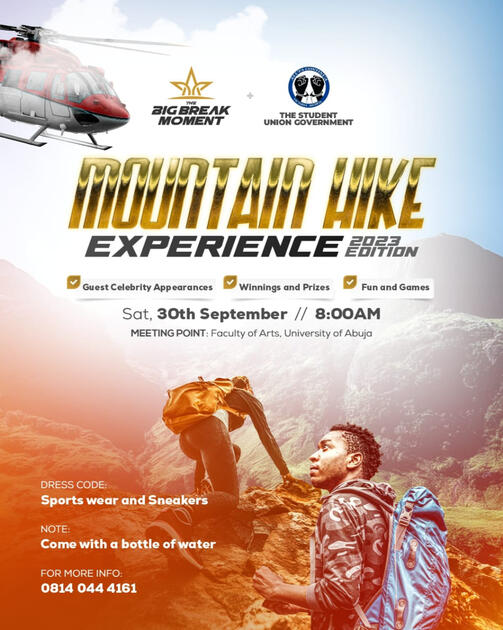 The Big Break Moment Africa — Mountain Hike Experience