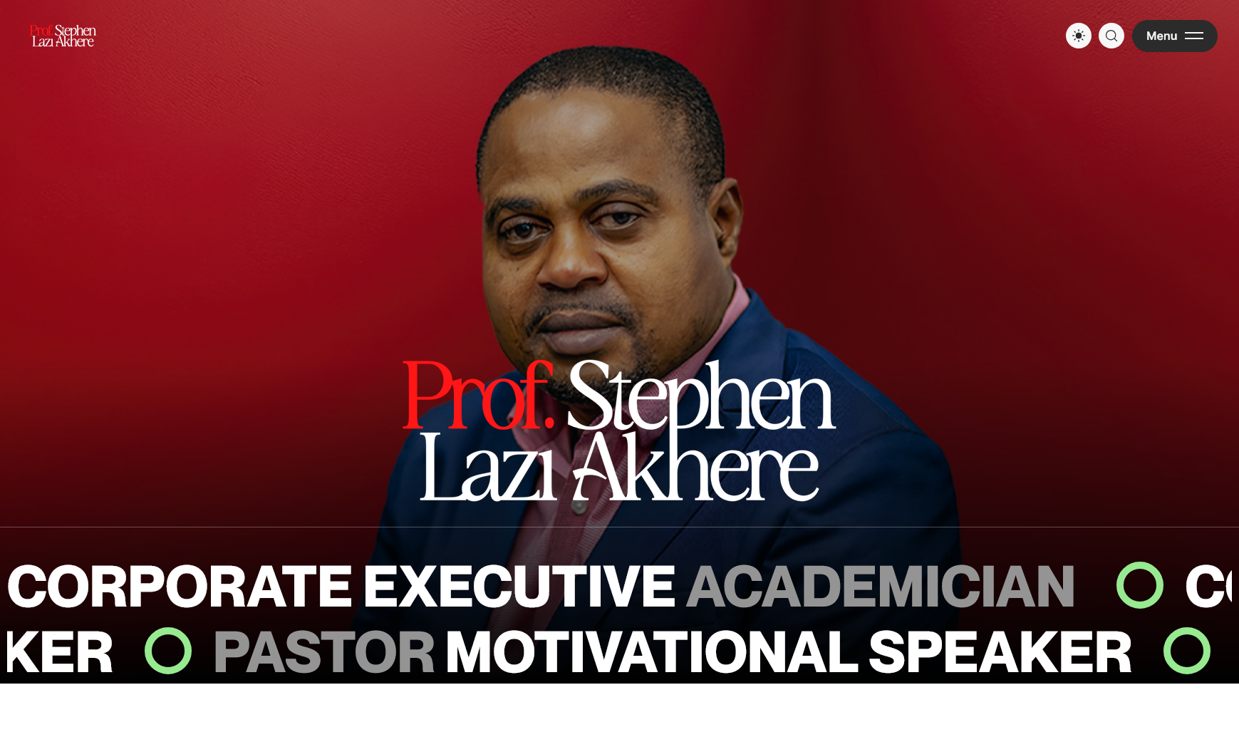 Stephen Lazi Akhere, PhD: Website